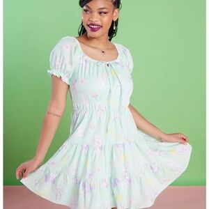 Her universe disney fab five Mint Green pastel sun dress Mickey Mouse goofy